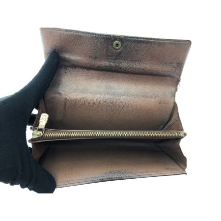  LOUIS VUITTON ルイヴィトン レディース長財布 モノグラム ポシェットポルトモネクレディ M61725 ブラウン