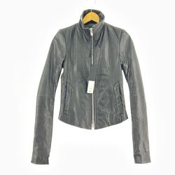 ▼▼ EKAM レザージャケット SIZE S メンズ EKAM-024 ブラック Aランク