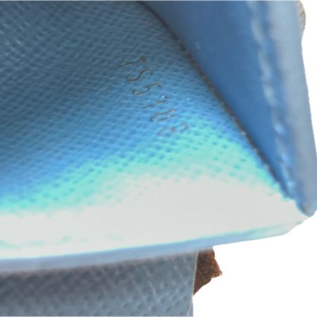  LOUIS VUITTON ルイヴィトン レディース 三つ折り財布 コンパクトウォレット モノグラム ポルトフォイユ ゾエ M63881 ブラウン×ブルー