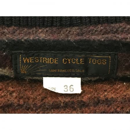  WEST RIDE ウエストライド スタジャン SIZE 36 メルトン ファラオ レッド