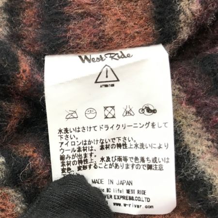  WEST RIDE ウエストライド スタジャン SIZE 36 メルトン ファラオ レッド