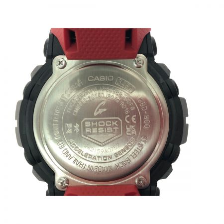  CASIO カシオ メンズ 腕時計 デジタルウォッチ クオーツ G-SHOCK  GBD-800 ブラック/レッド
