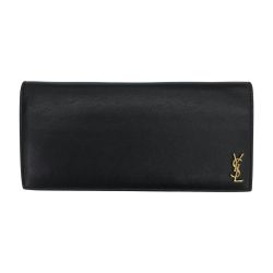 ▼▼ SAINT LAURENT(Yves Saint Laurent)  財布 長財布 タイニーモノグラム 635542 ブラック Bランク