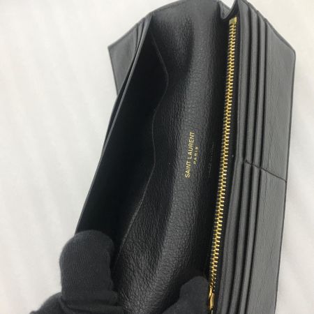  SAINT LAURENT(Yves Saint Laurent)  財布 長財布 タイニーモノグラム 635542 ブラック