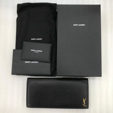  SAINT LAURENT(Yves Saint Laurent)  財布 長財布 タイニーモノグラム 635542 ブラック