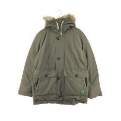 ▼▼ ALASKA SLEEPING BAG ダウンジャケット SIZE M メンズ オリーブ Bランク