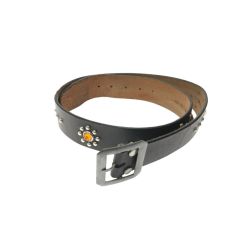 ▼▼ The Groovin High RAWHIDE ベルト スタッズ ブラウン Bランク