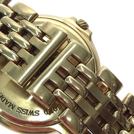  dunhill ダンヒル メンズ腕時計 クオーツ ケース・ベルト金無垢 K18 エリート 22QSRM