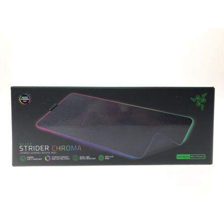  Razer RGB対応ハイブリッドマウスパッド Strider Chromaゲーミングマウスパッド RZ02-04490100-R3M1 ブラック