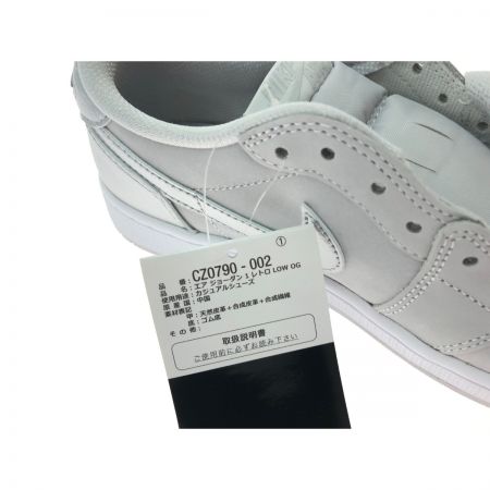  NIKE ナイキ メンズ スニーカー Air Jordan 1 Retro Low OG Silver 25.5cm CZ0790-002