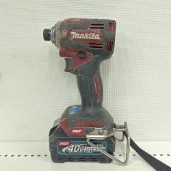 ▼▼ MAKITA マキタ インパクトドライバ 充電池1個付 40v TD001G レッド Cランク
