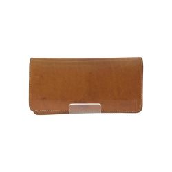 ▼▼ polpo collection ポルポコレクション ユニセックス 二つ折り長財布  ブラウン Bランク