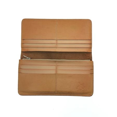  polpo collection ポルポコレクション ユニセックス 二つ折り長財布  ブラウン