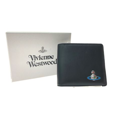  Vivienne Westwood ヴィヴィアン・ウエストウッド メンズ 二つ折り財布 アウトレット  51010009-l001l ブラック