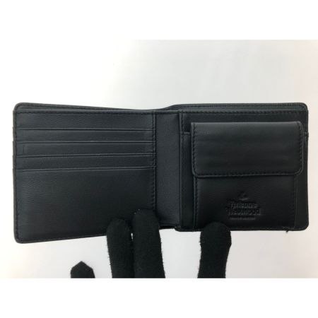  Vivienne Westwood ヴィヴィアン・ウエストウッド メンズ 二つ折り財布 アウトレット  51010009-l001l ブラック