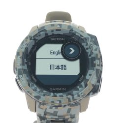 GARMIN アウトドアウォッチ Bluetooth対応 インスティンクト タクティカルカモコヨーテタン 充電器欠品 010-02064-D2 Bランク