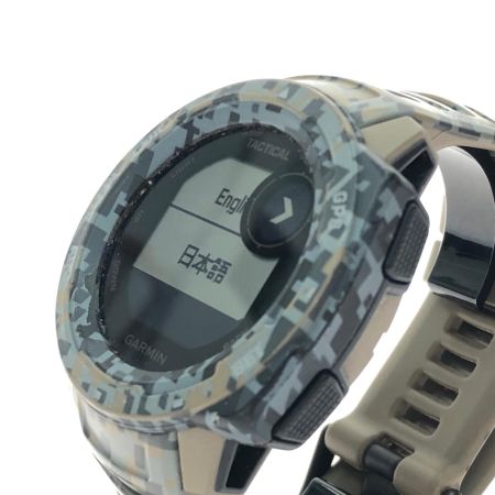 GARMIN アウトドアウォッチ Bluetooth対応 インスティンクト タクティカルカモコヨーテタン 充電器欠品 010-02064-D2