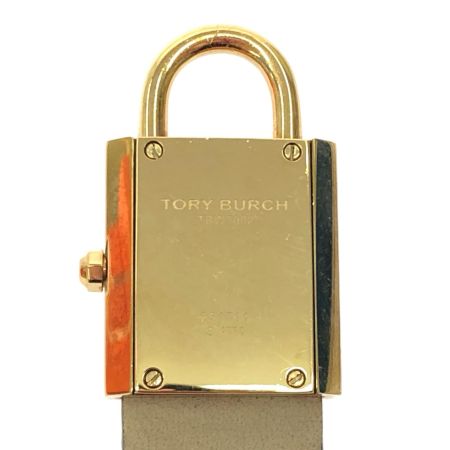  TORY BURCH トリーバーチ レディース腕時計 手巻き カデナウォッチ ネイビー×ゴールド TBW7002