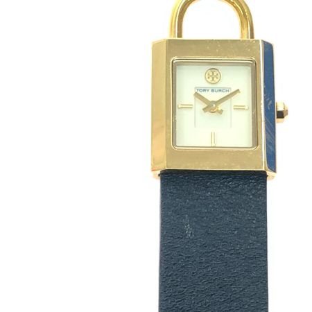  TORY BURCH トリーバーチ レディース腕時計 手巻き カデナウォッチ ネイビー×ゴールド TBW7002