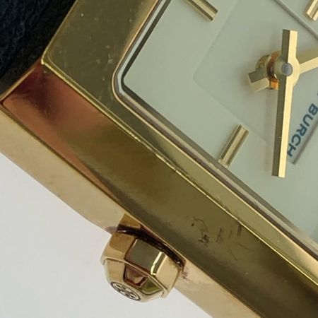 TORY BURCH トリーバーチ レディース腕時計 手巻き カデナウォッチ ネイビー×ゴールド TBW7002