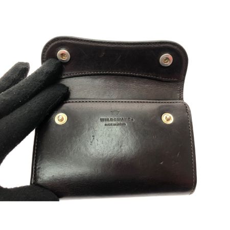  WILD SWANS WILD SWANS ワイルドワンズ メンズ 三つ折り財布  ダークブラウン