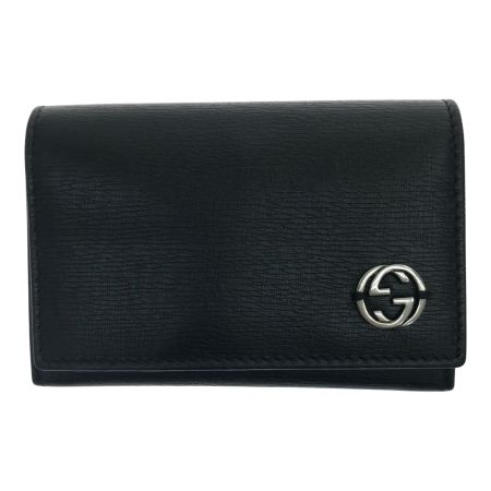  GUCCI グッチ 名刺入れ インターロッキングG 306717・203887 ブラック