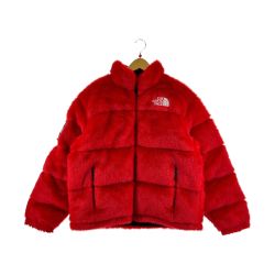 ▼▼ THE NORTH FACE ザノースフェイス Supreme ダウンジャケット SIZE M ND92001I レッド Bランク
