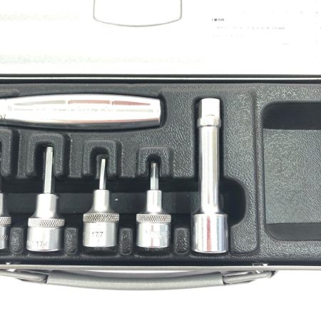 TONE トネ ハンドツール  ヘキサゴンソケットレンチセット（差込角9.5mm）10点セット H3082