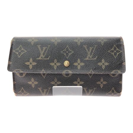  LOUIS VUITTON ルイヴィトン レディース 三つ折り長財布 モノグラム ポルトトレゾールインターナショナル M61215