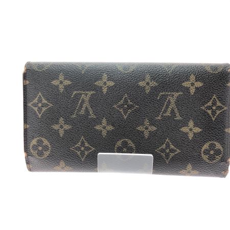  LOUIS VUITTON ルイヴィトン レディース 三つ折り長財布 モノグラム ポルトトレゾールインターナショナル M61215