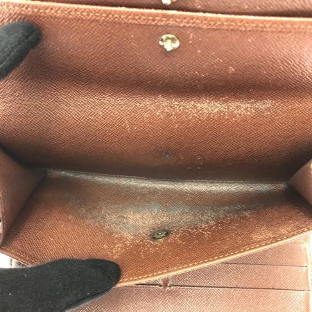  LOUIS VUITTON ルイヴィトン レディース 三つ折り長財布 モノグラム ポルトトレゾールインターナショナル M61215