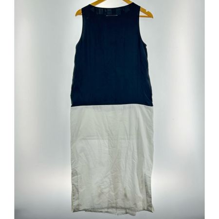  Maison Margiela マルタンマルジェラ MM6 ノースリーブワンピース S52CT0296 ブラック×ホワイト