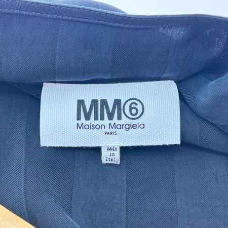  Maison Margiela マルタンマルジェラ MM6 ノースリーブワンピース S52CT0296 ブラック×ホワイト