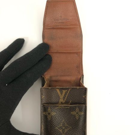  LOUIS VUITTON ルイヴィトン ユニセックス モノグラム シガレットケース エテュイ・シガレット M63024 ブラウン