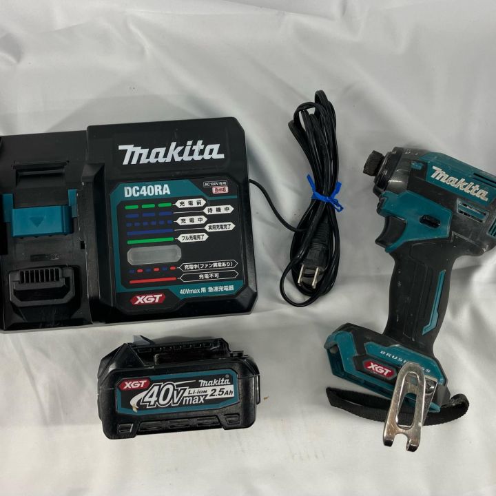MAKITA マキタ インパクトドライバ 充電器・充電池1個・ケース付 40v 