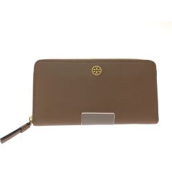 ▼▼ TORY BURCH トリーバーチ レディース長財布 ラウンドファスナー ロビンソン 54448 612 キャメル Bランク