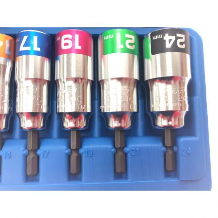  トップ工業 18V対応 電動ドリル用 コンパクトソケットセット 9本組 EDS-824CS 