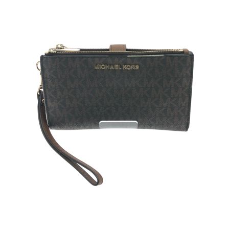  MICHAEL KORS マイケルコース レディース 二つ折り財布 ダブル ジップ リストレット 35F8GTVW0B