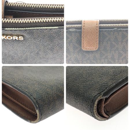  MICHAEL KORS マイケルコース レディース 二つ折り財布 ダブル ジップ リストレット 35F8GTVW0B