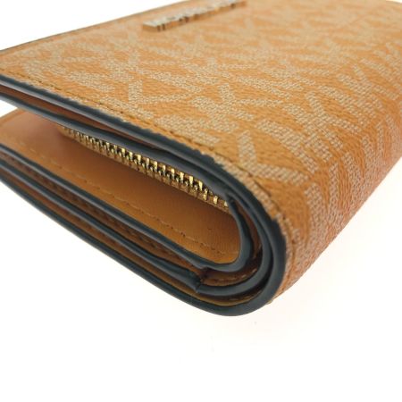  MICHAEL KORS マイケルコース レディース 二つ折り財布 アウトレット シグネチャー D35F8gtvf2bnymlt オレンジ