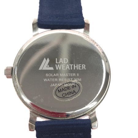  LAD WEATHER ラドウェザー メンズ腕時計 ソーラーウォッチ デイトカレンダー