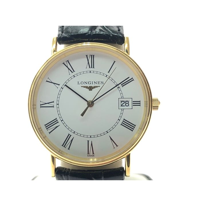 電池交換済】LONGINES ロンジン メンズ デイト 腕時計 クォーツ