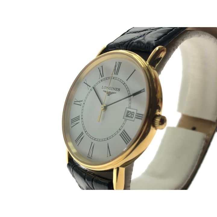 1円スタート】LONGINES ロンジン L4.720.2 グランドクラシック GP×革 