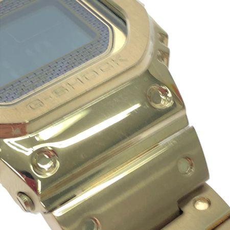  CASIO カシオ メンズ腕時計 ソーラー充電 デジタルウォッチ フルメタルゴールド スクエアフェイス Bluetooth GMW-B5000