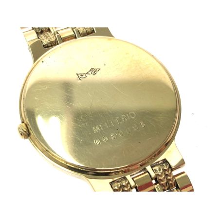  MELLERIO メレリオディメレー メンズ腕時計 クオーツ K18 金無垢 総重量66.9g 0080006