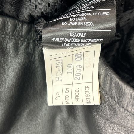  HARLEY-DAVIDSON ハーレーダビッドソン ライダースジャケット メンズ 98136-03VM ブラック