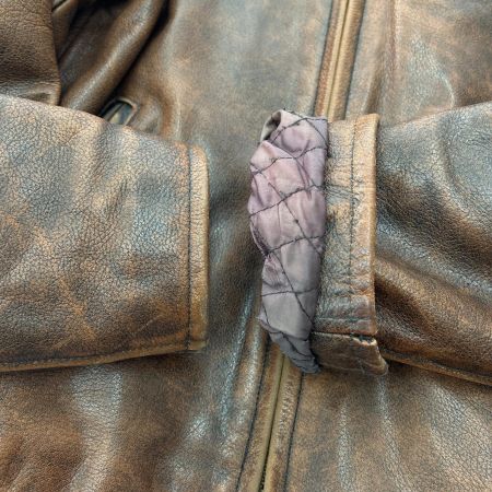  HARLEY-DAVIDSON ハーレーダビッドソン ライダースジャケット SIZE M メンズ シングル ブラウン