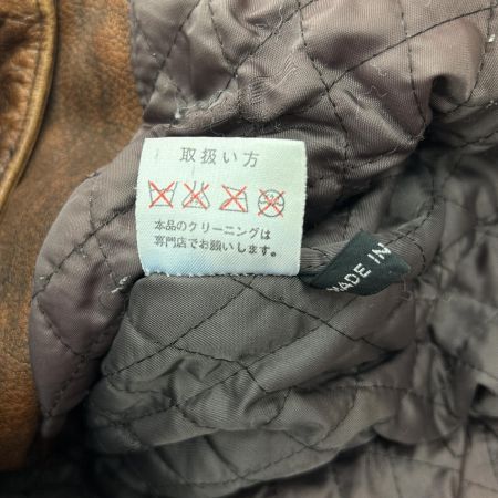  HARLEY-DAVIDSON ハーレーダビッドソン ライダースジャケット SIZE M メンズ シングル ブラウン