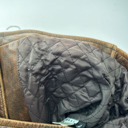  HARLEY-DAVIDSON ハーレーダビッドソン ライダースジャケット SIZE M メンズ シングル ブラウン