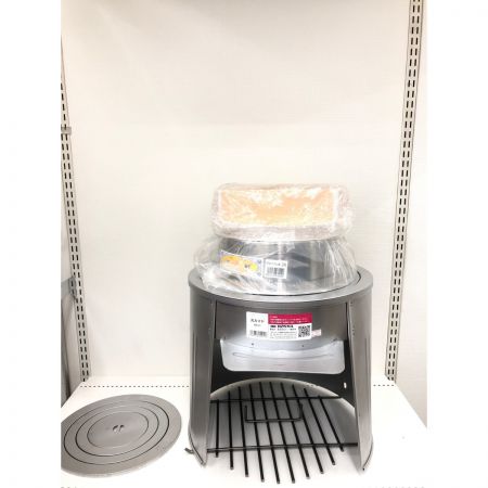  ホンマ製作所 丸かまど AM-01＋中尾工業 2升用 アルミニウム釜 羽釜 26＋釜木ふた 28 セット ＡＭ－４１